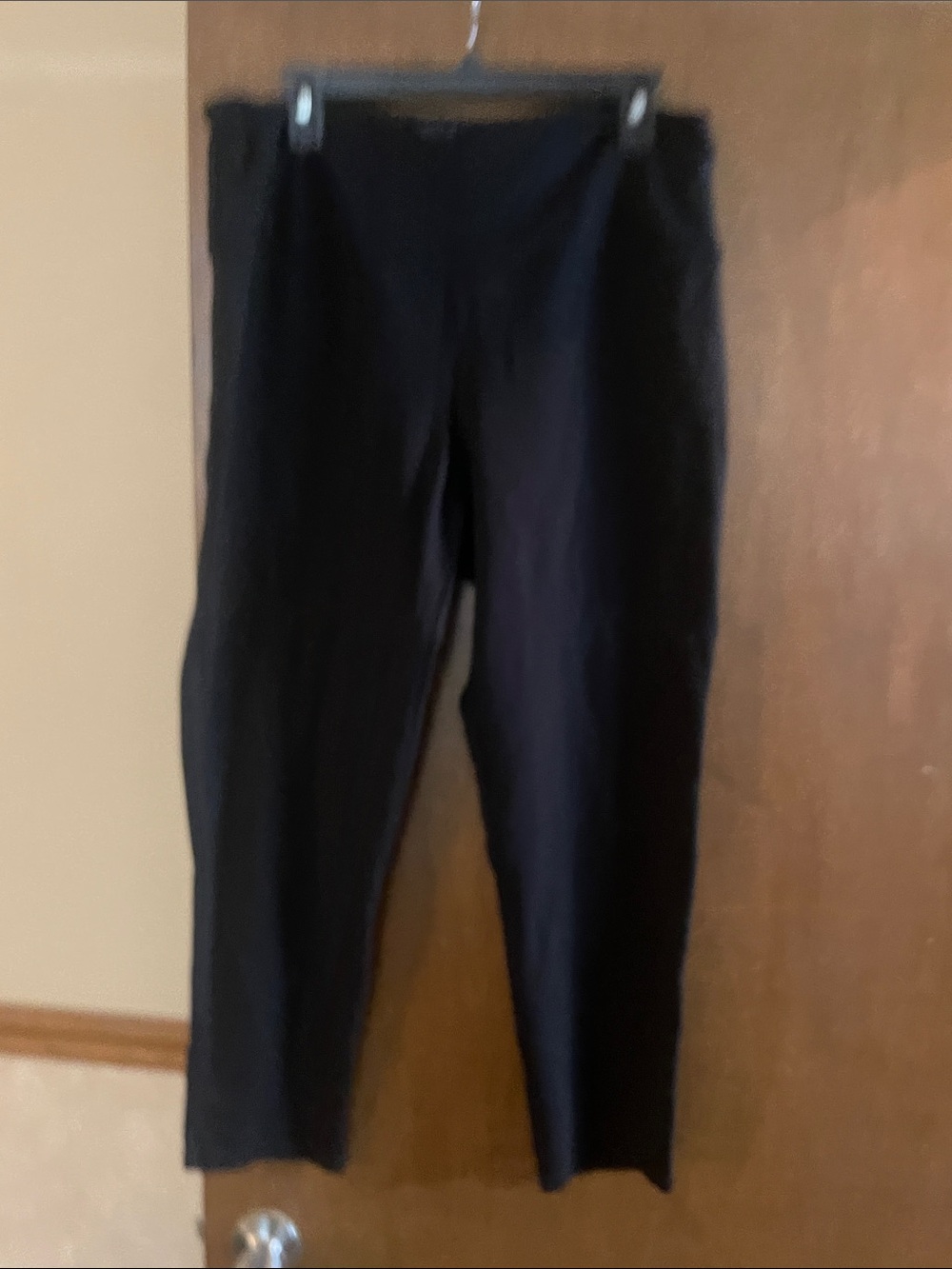 Women's Black Stretch Pull-On Pants